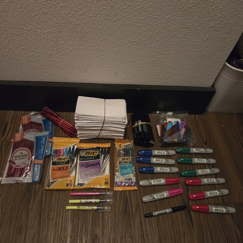 Business Bundle Writing Supplies Office Essentials Teacher BIC Sharpie Papermate